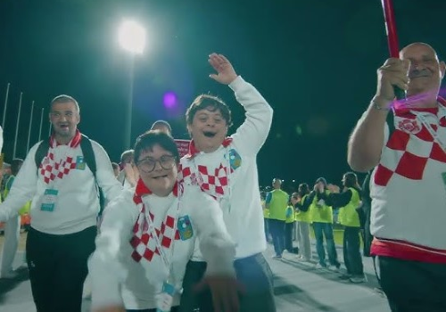 Partecipanti alla cerimonia di apertura della 41^ edizione dei Giochi Nazionali Estivi di Special Olympics