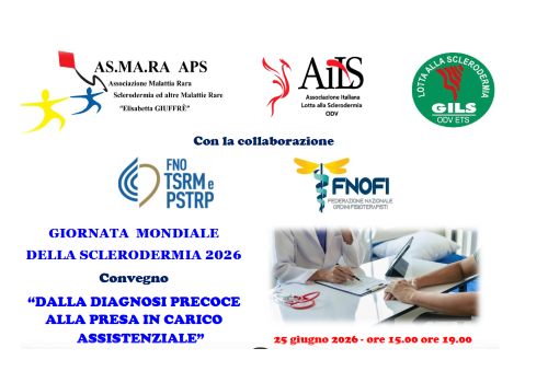 Convegno sclerodermia, Roma, 25 giugno 2026