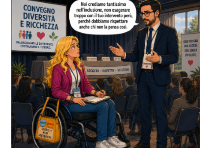 Vignetta pubblicata nel web da Valentina Bazzani