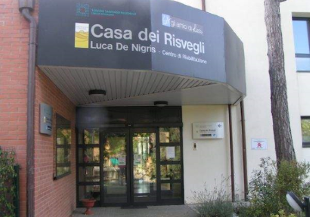 Ingresso Casa dei Risvegli Luca De Nigris di Bologna