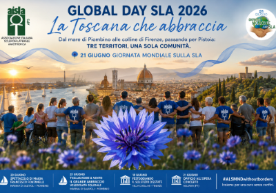 La Toscana e la Giornata Mondiale della SLA: nessuno deve affrontare questa malattia da solo!