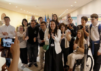 Locatelli, foto di gruppo a COSP 19, New York, giugno 2026