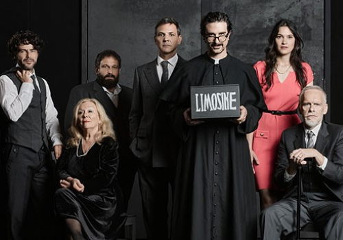 Il cast di "Mandragola" (foto di Luigi De Palma)