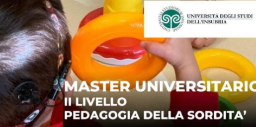 Master Pedagogia della Sordità, Università Insubria