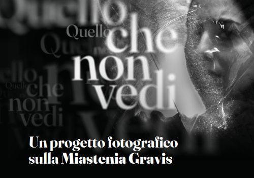 Progetto fotografico sulla miastenia gravis, giugno 2026
