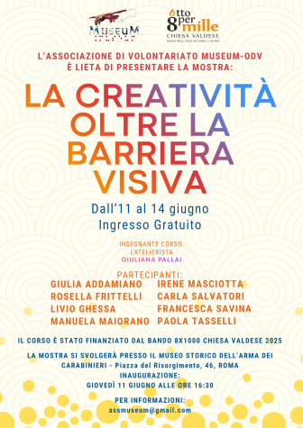 Mostra a Roma, Associazione Museum, 11 giugno 2026