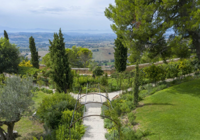 Un'immagine dell'Orto sul Colle dell'Infinito di Recanati (Macerata), Bene FAI (Fondo Ambiente Italiano)