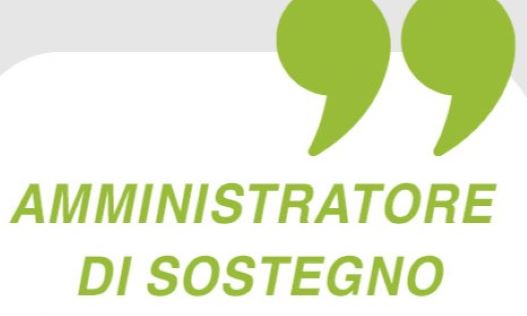Grafica dedicata all'amministratore di sostegno