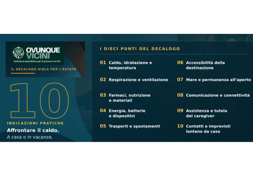 Decalogo per l'estate dell'AISLA, 2026