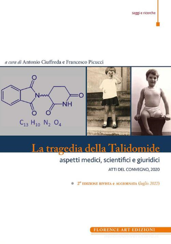 Copertina del libro "La tragedia della Talidomide: aspetti medici, scientifici e giuridici"