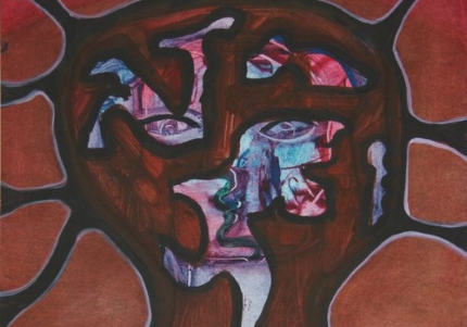 Franck Beroard, "La pensée prisonnière" ("Il pensiero tenuto prigioniero"), 1996 (particolare)