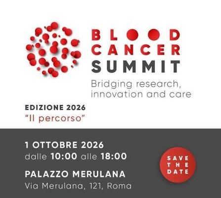 Blood Cancer Summit 2026, 1° ottobre, Roma