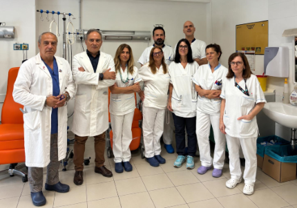 L'équipe del Centro Sclerosi Multipla dell’Azienda Ospedaliero Universitaria di Sassari