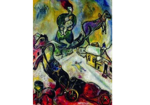 Marc Chagall, "La guerre" ("La guerra"), 1943, Parigi, Centro Pompidou