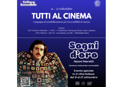 "Sogni d'oro" accessibile, 21-27 settembre 2026