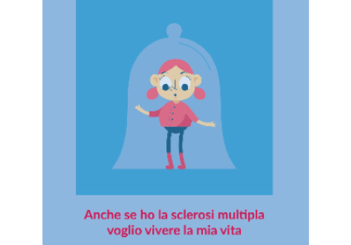 Grafica dell'AISM sulla sclerosi multipla pediatrica