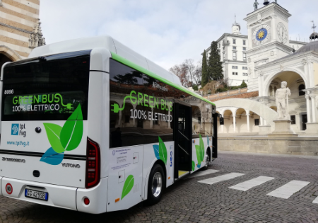 Autobus del trasporto pubblico di Udine
