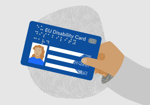 Disegno della Carta Europea della Disabilità