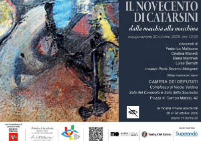 Mostra di Catarsini a Roma, 20-30 ottobre 2026