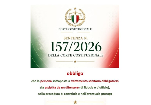 Grafica sulla Sentenza 157/26 della Corte Costituzionale