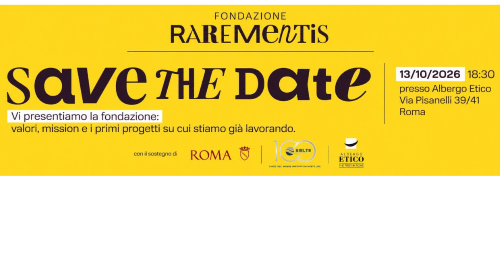 Presentazione Fondazione Rarementis, Roma, 13 ottobre 2026