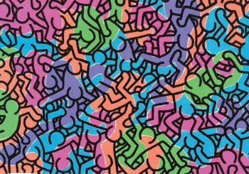 Keith Haring, "Untitled (People)", 1985