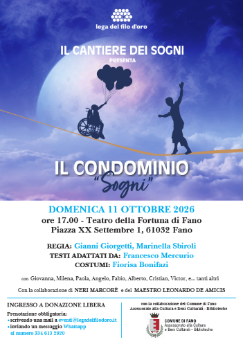 Il Condominio "Sogni", Fano, 11 ottobre 2026