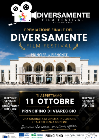 Viaareggio, "Diversamente Film Festival", 11 ottobre 2026