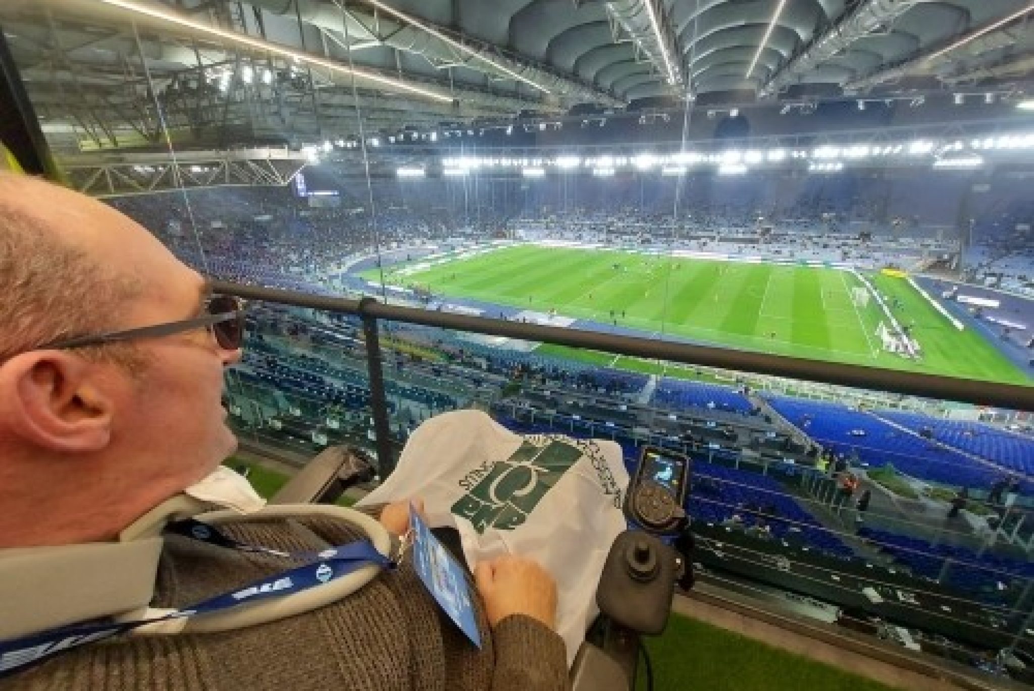 Dino allo stadio