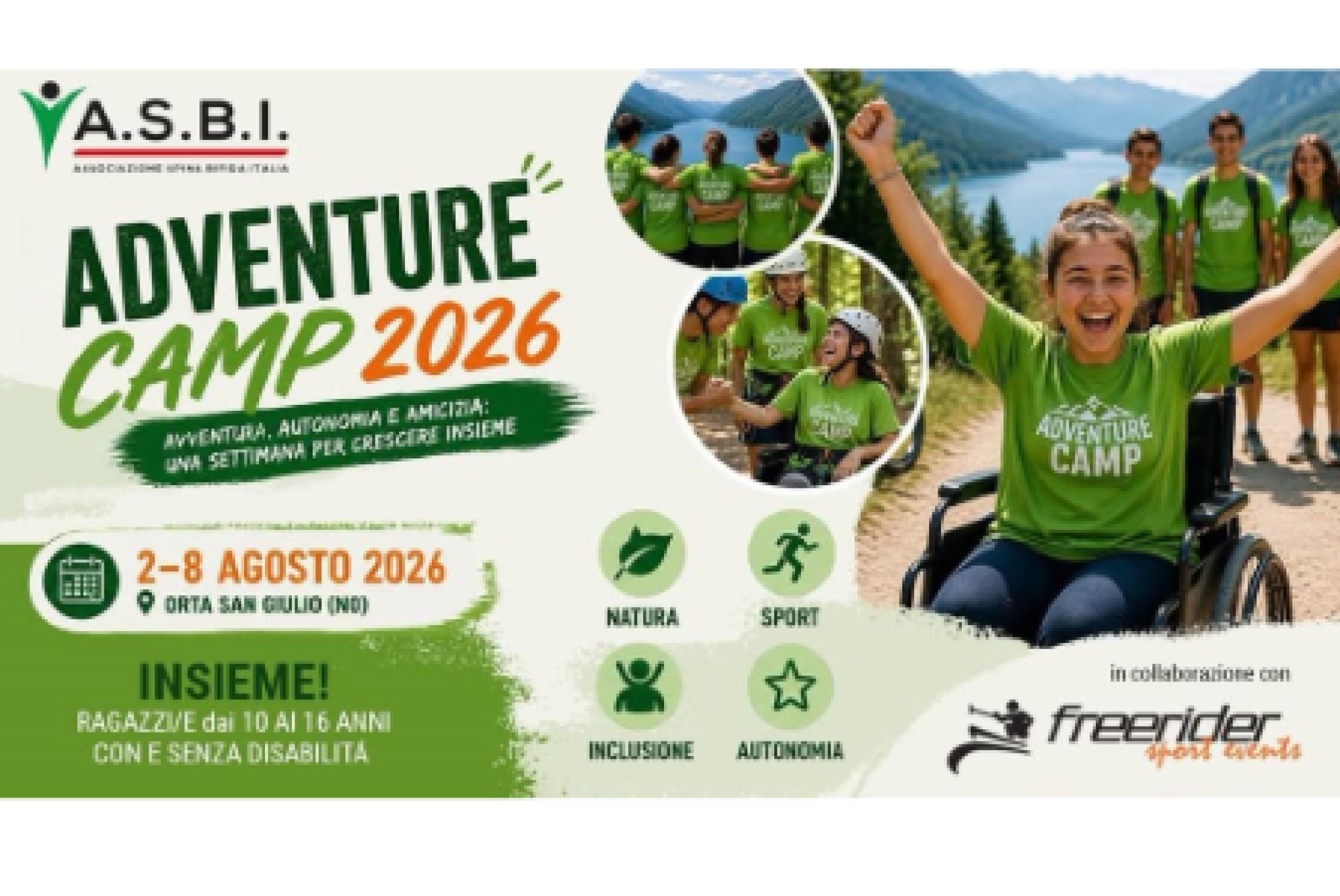 “Adventure Camp ASBI 2026”: crescita personale, socializzazione e sviluppo dell’autonomia