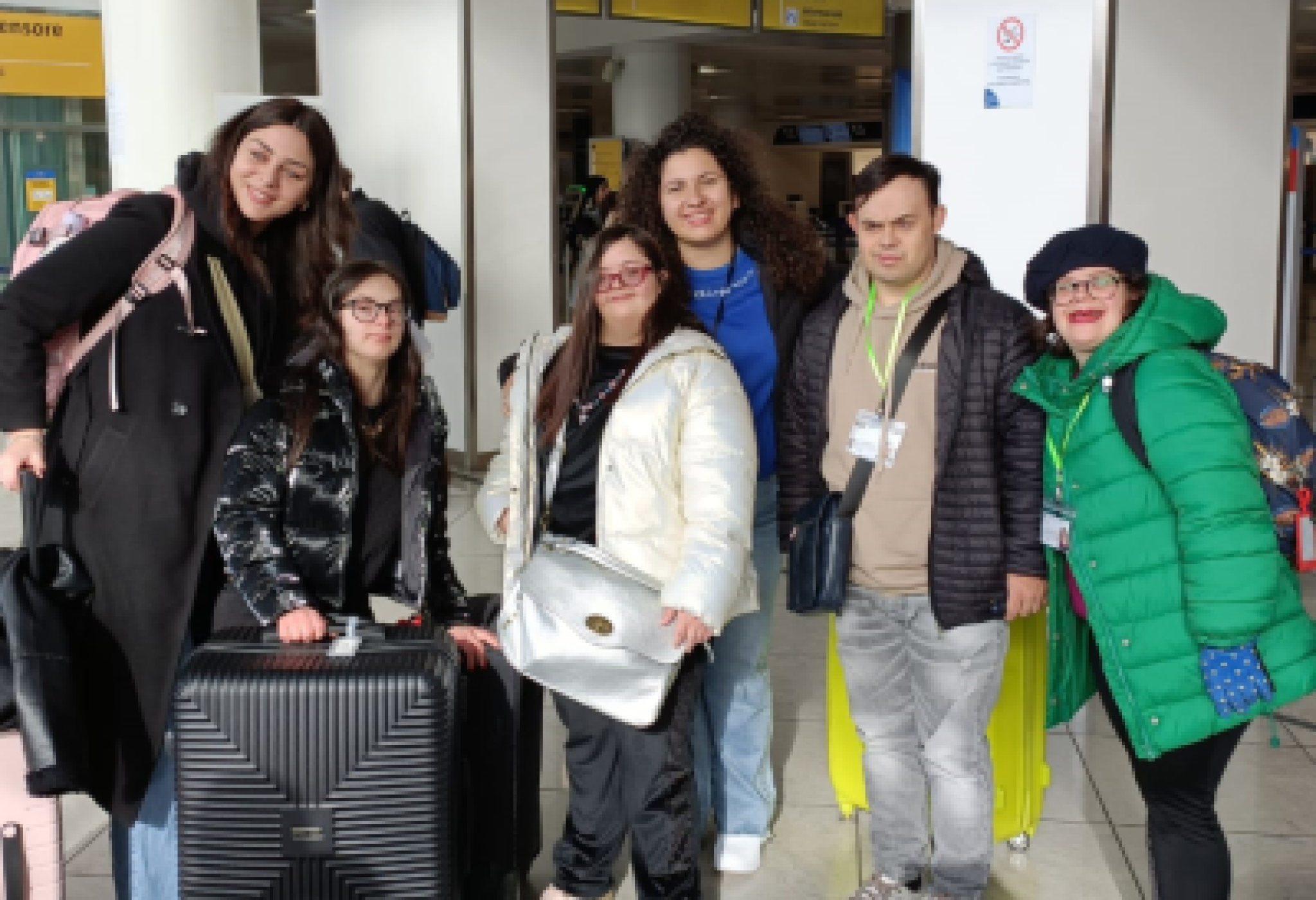 Giovani della rete AIPD in partenza per uno stage lavorativo in Spagna, grazie al progetto europeo “Mobilità all’estero 2024“ (“Erasmus Plus”) (©AIPD Nazionale)