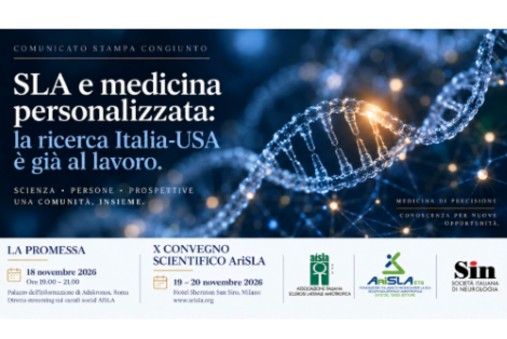 SLA e medicina personalizzata: l’Italia è già al lavoro, pronta a fare la propria parte
