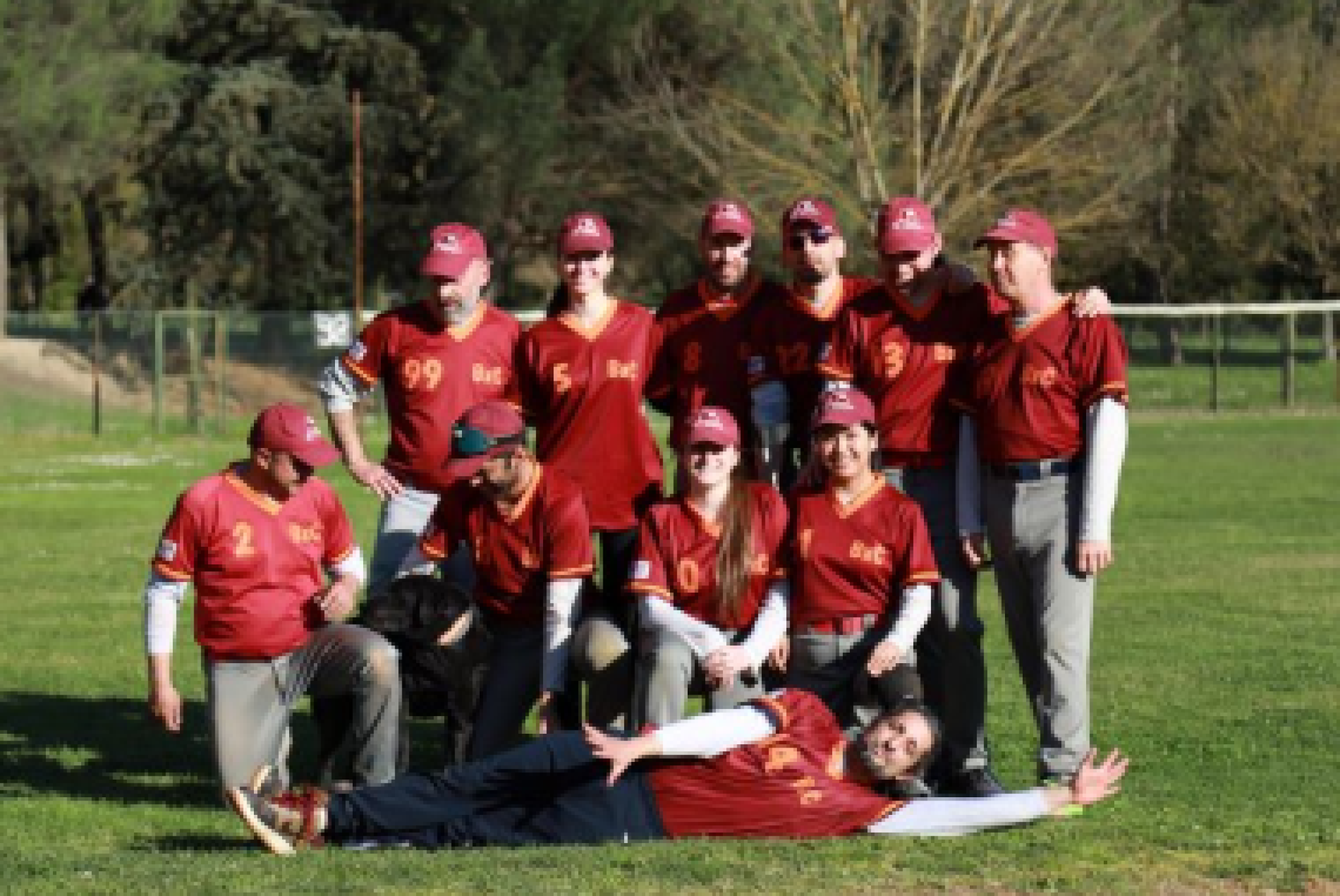 La squadra Roma All Blinds, protagonista del docufilm "All Blinds - Il baseball come non lo avete mai visto"