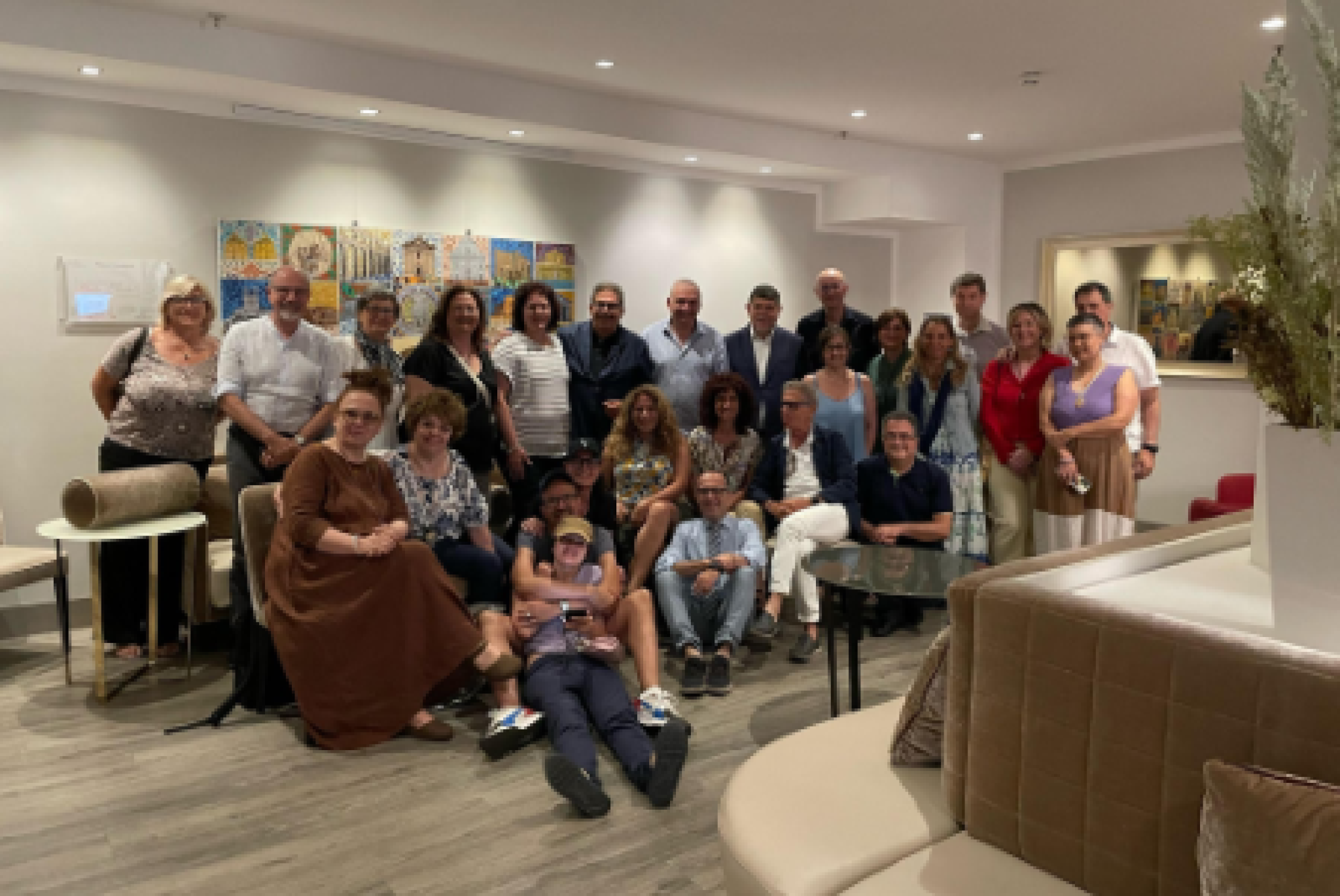 Foto di gruppo per la nuova "squadra" dell'ANGSA