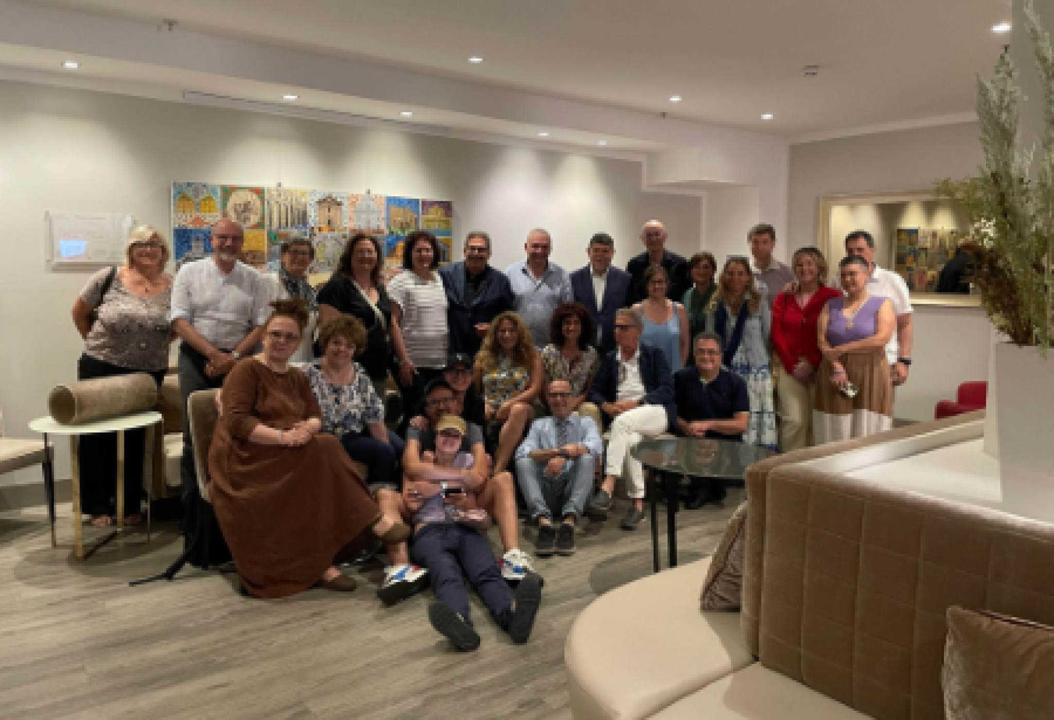 Foto di gruppo per la nuova "squadra" dell'ANGSA