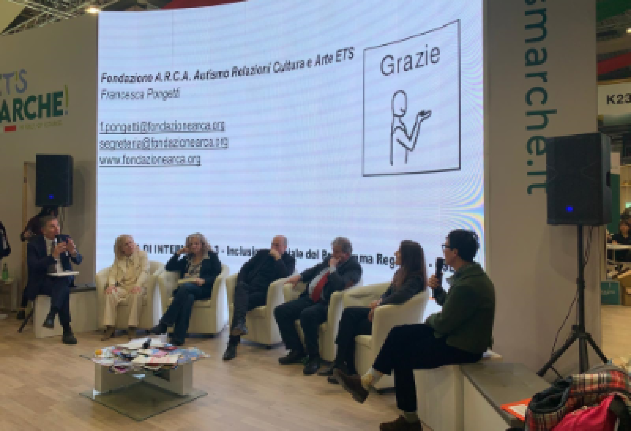 Un momento della presentazione del progetto "Turismo Autism Friendly: inclusivo in ogni luogo, in ogni spazio", nello stand della Regione Marche al "BIT di Milano 2026" 