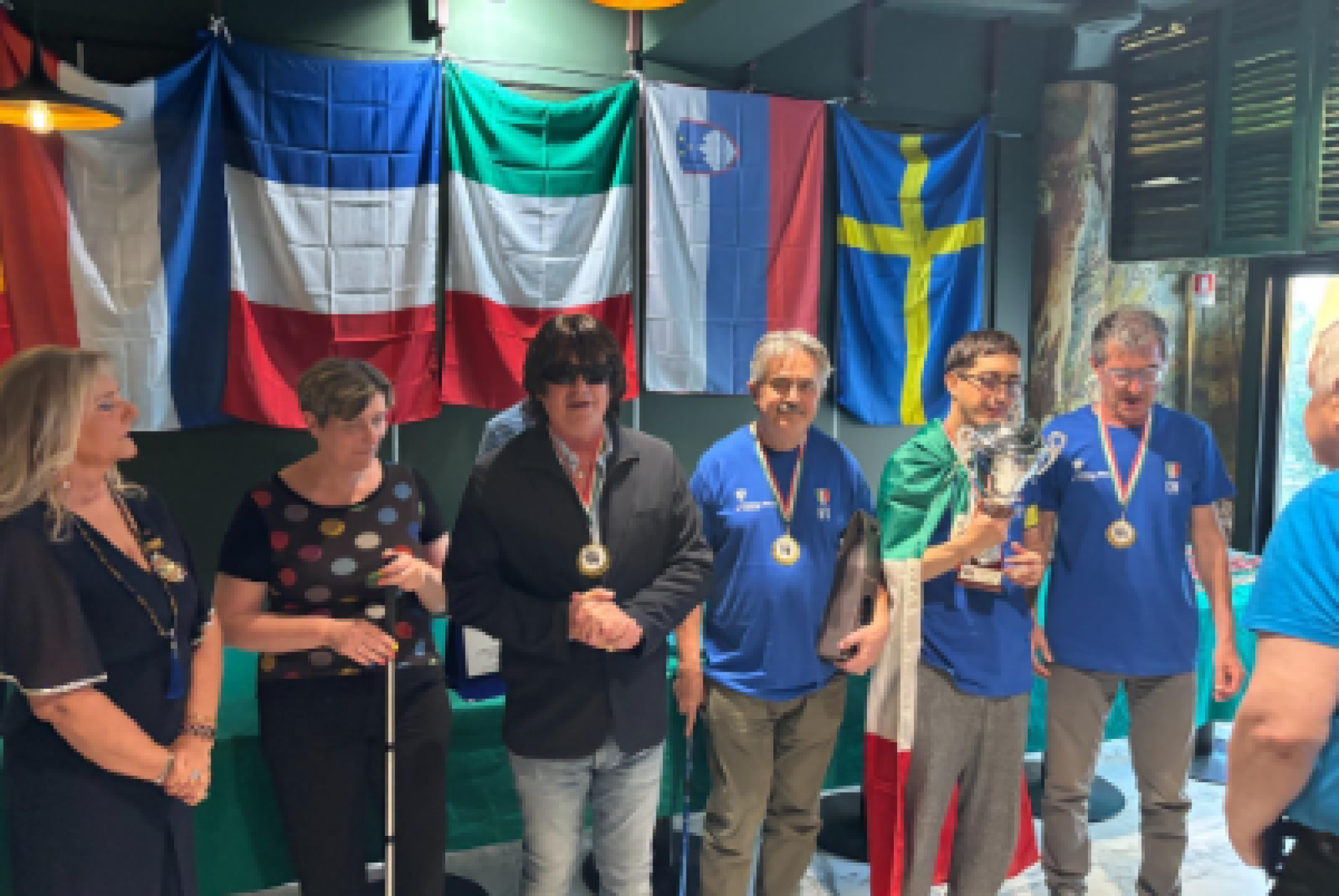 Gli Azzurri vincitori della Coppa delle Sei Nazioni di Scacchi per Ciechi e Ipovedenti a Rimini
