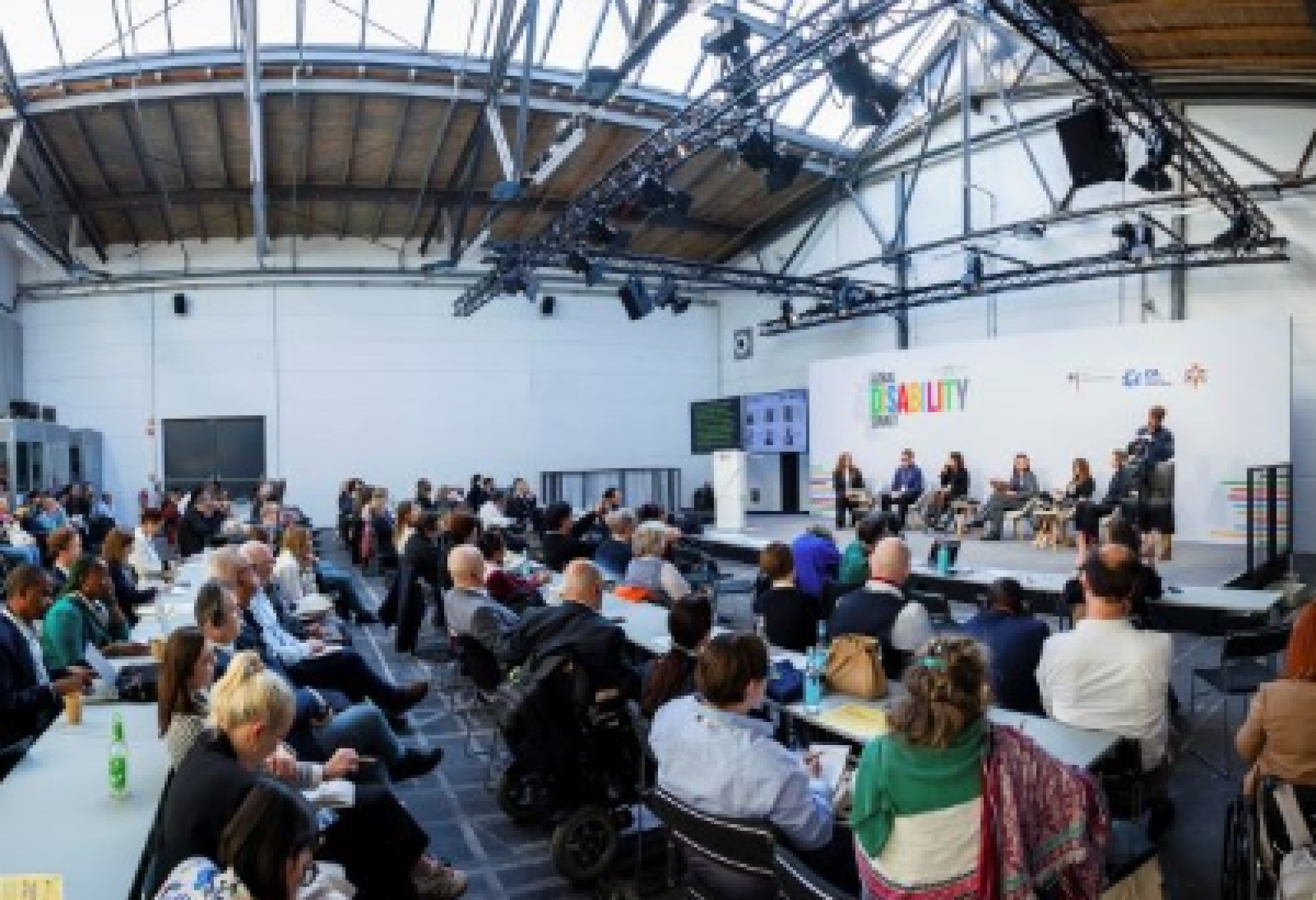 Uno dei tanti panel del recente Global Disability Summmit di Berlino
