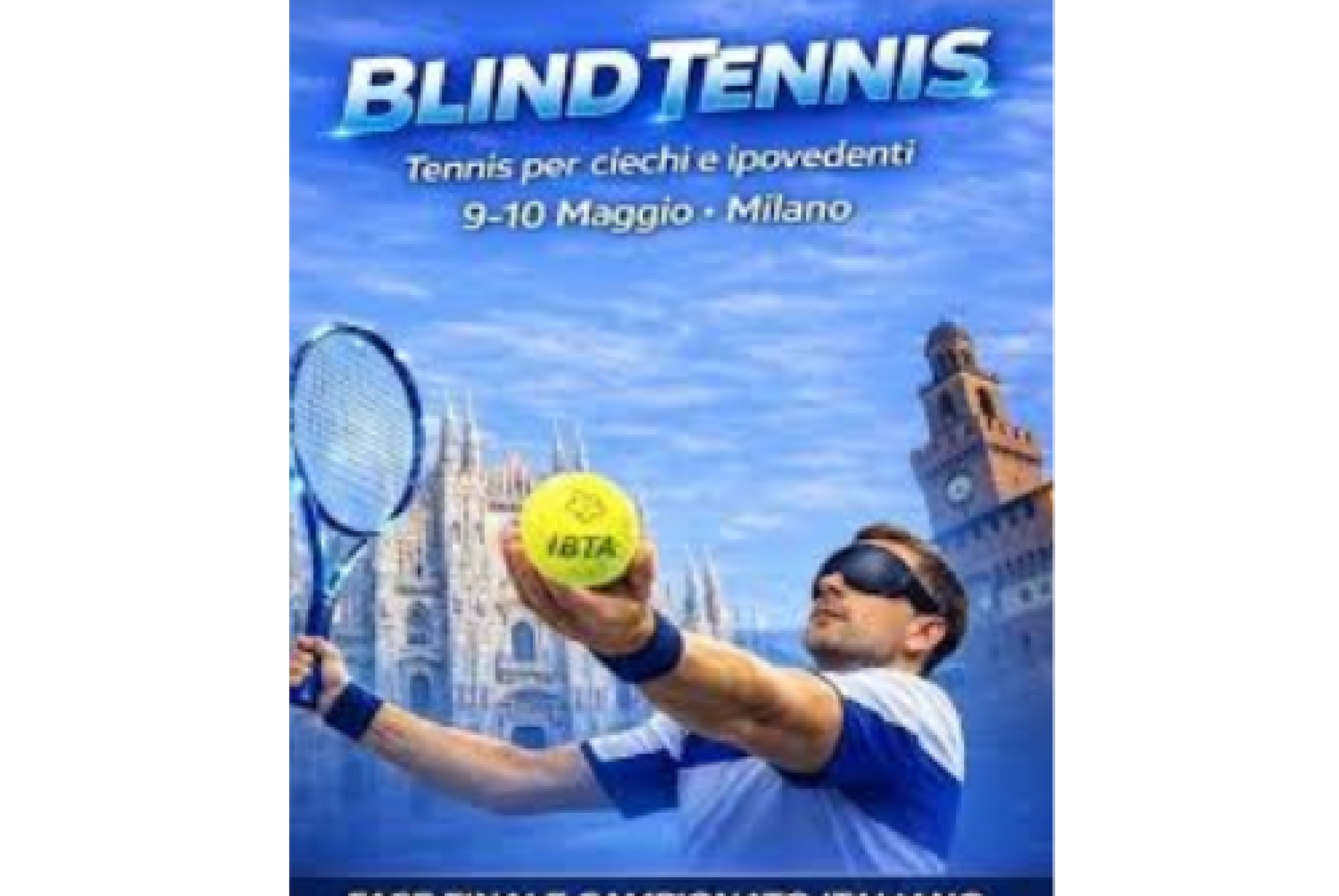 La finale del Campionato Italiano di blind tennis