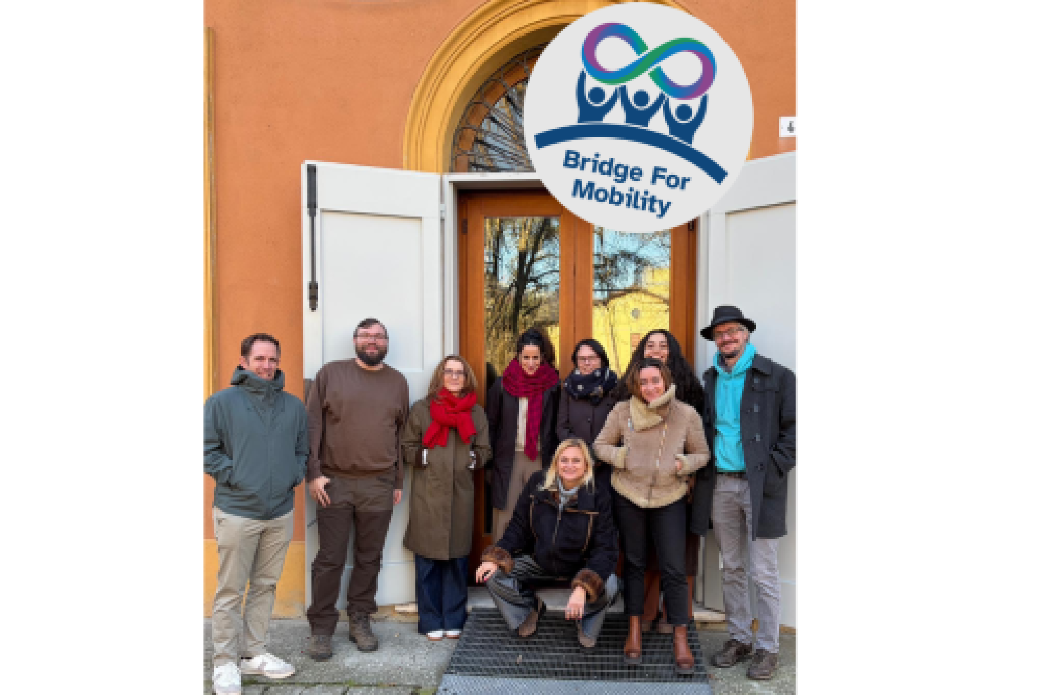I partecipanti alla due giorni di avvio a Bologna del progetto europeo "Bridge for Mobility"