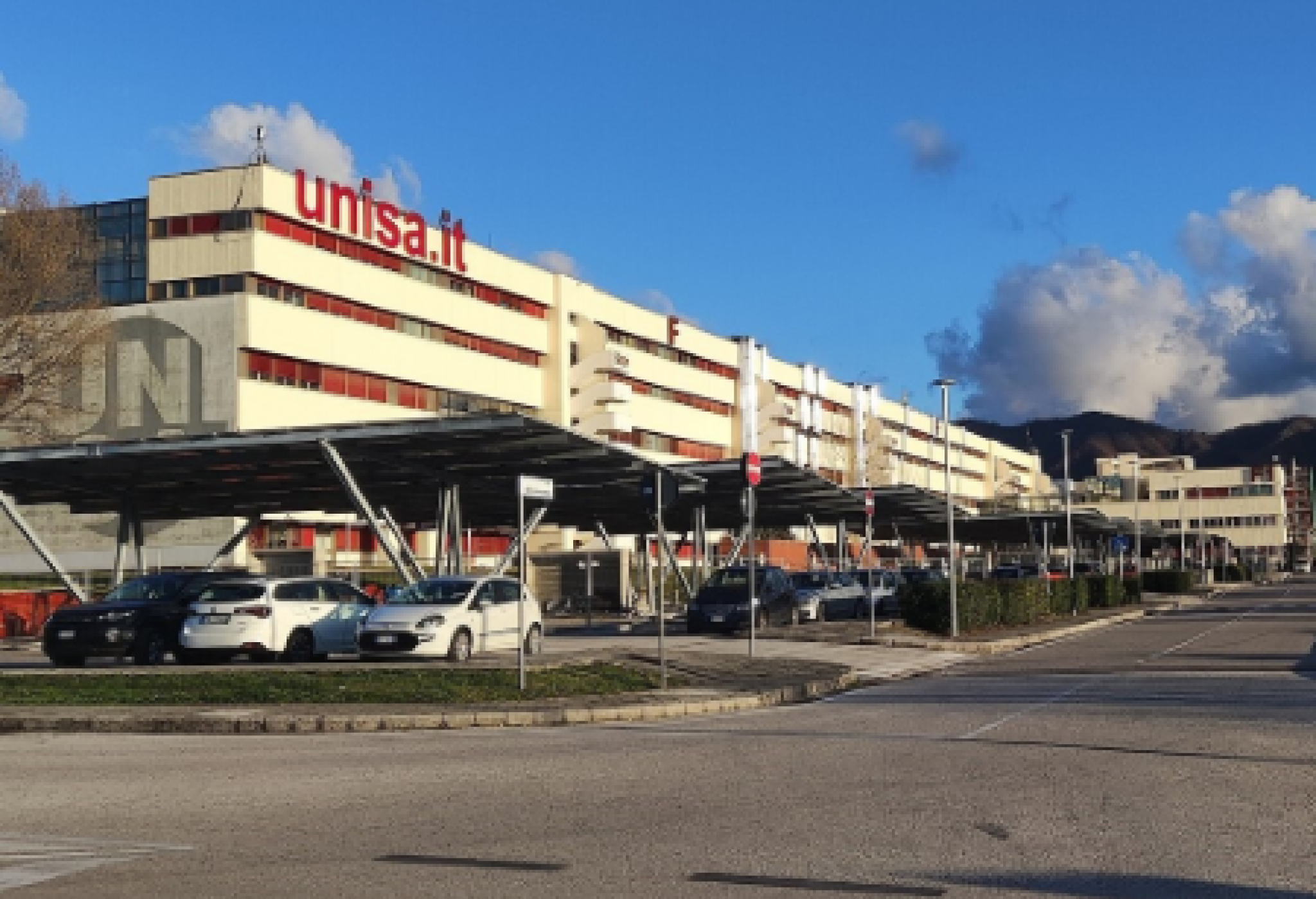 Il campus di Fisciano dell'Università di Salerno