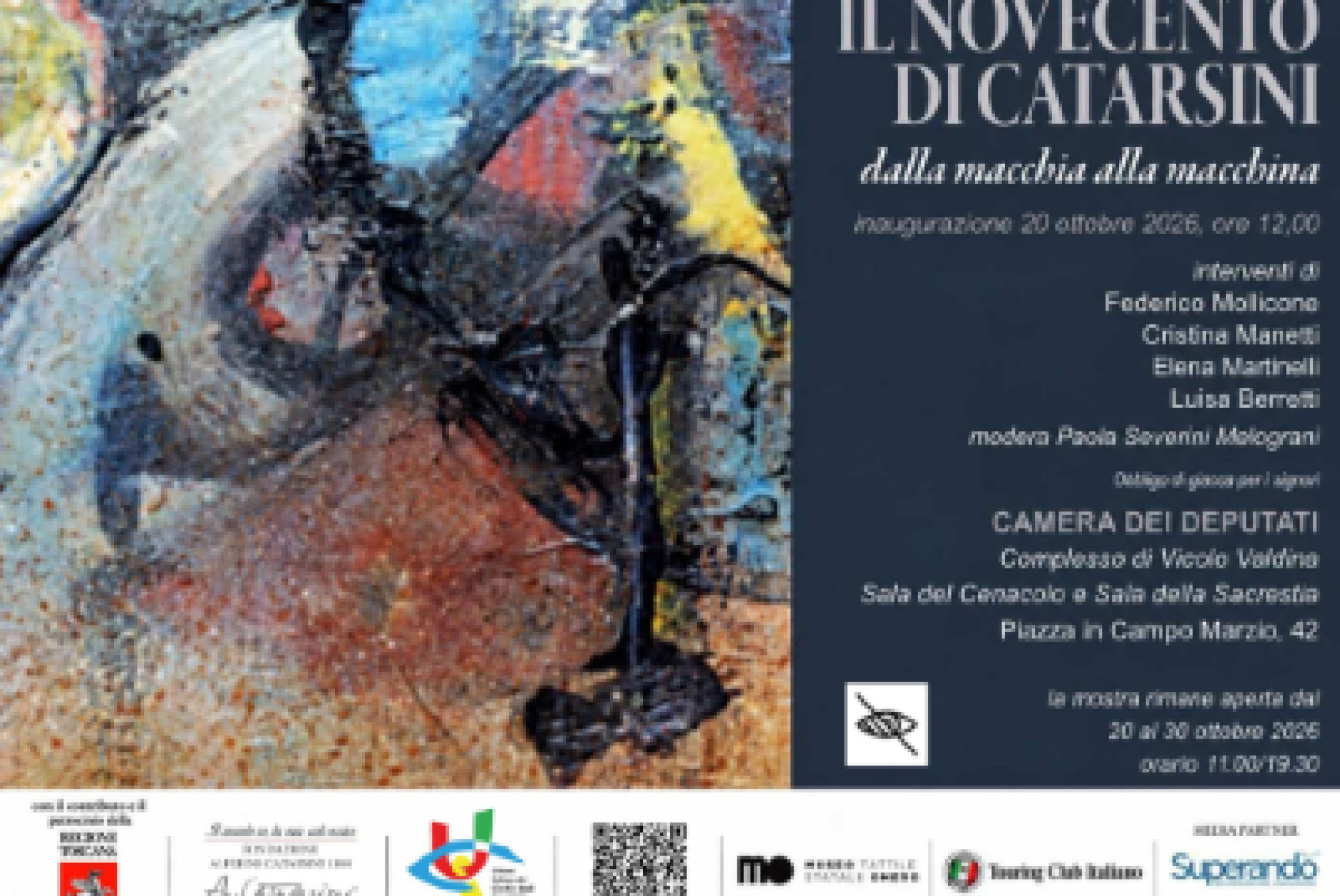 Approda a Roma la mostra accessibile “Il Novecento di Catarsini”