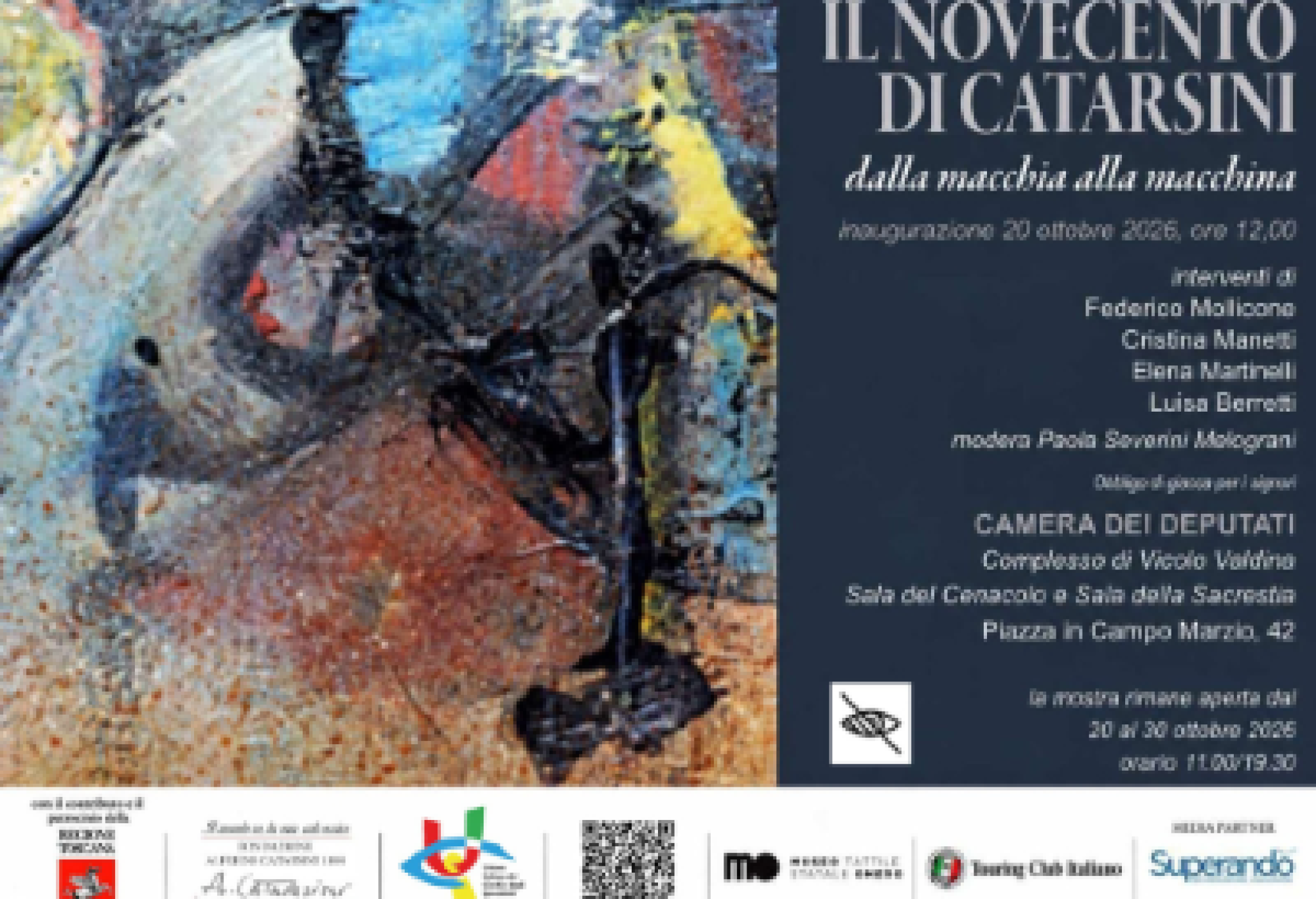 Approda a Roma la mostra accessibile “Il Novecento di Catarsini”