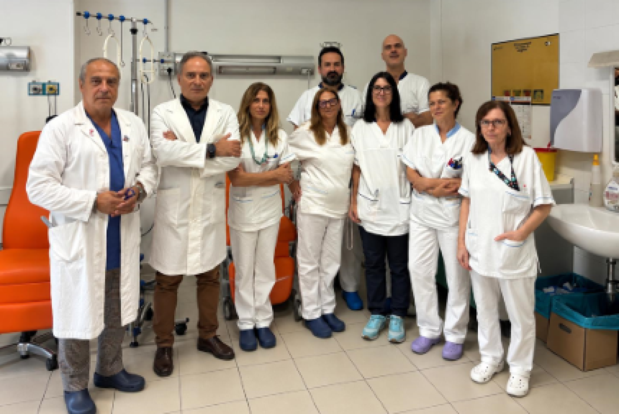 L'équipe del Centro Sclerosi Multipla dell’Azienda Ospedaliero Universitaria di Sassari
