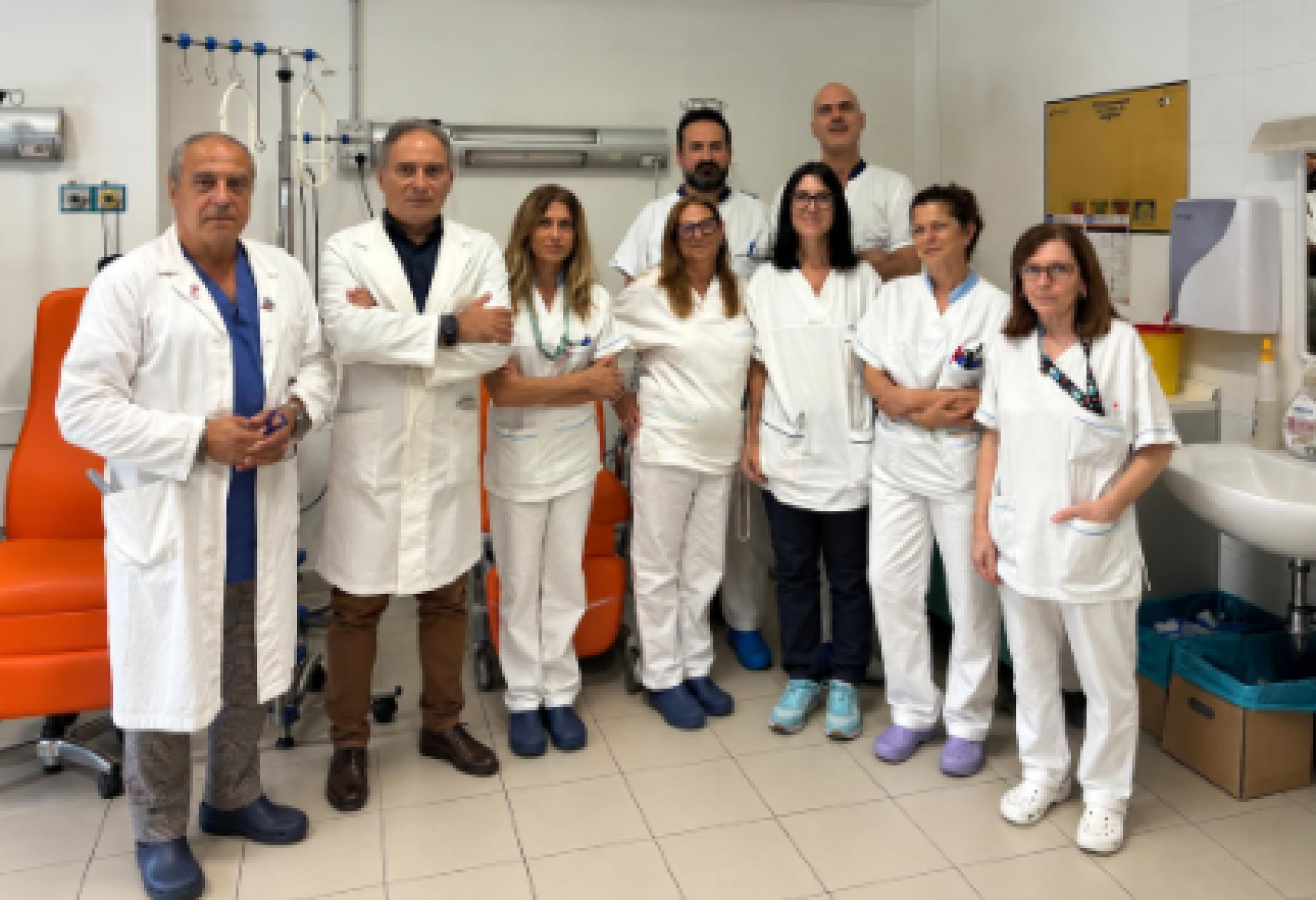 L'équipe del Centro Sclerosi Multipla dell’Azienda Ospedaliero Universitaria di Sassari