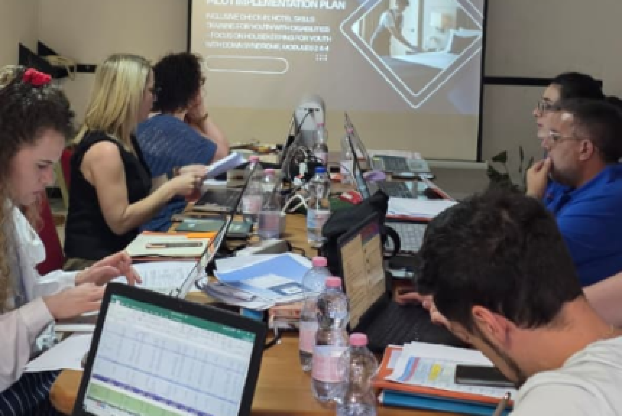Al lavoro, a Cagliari, per il progetto "Inclusive Check-in"