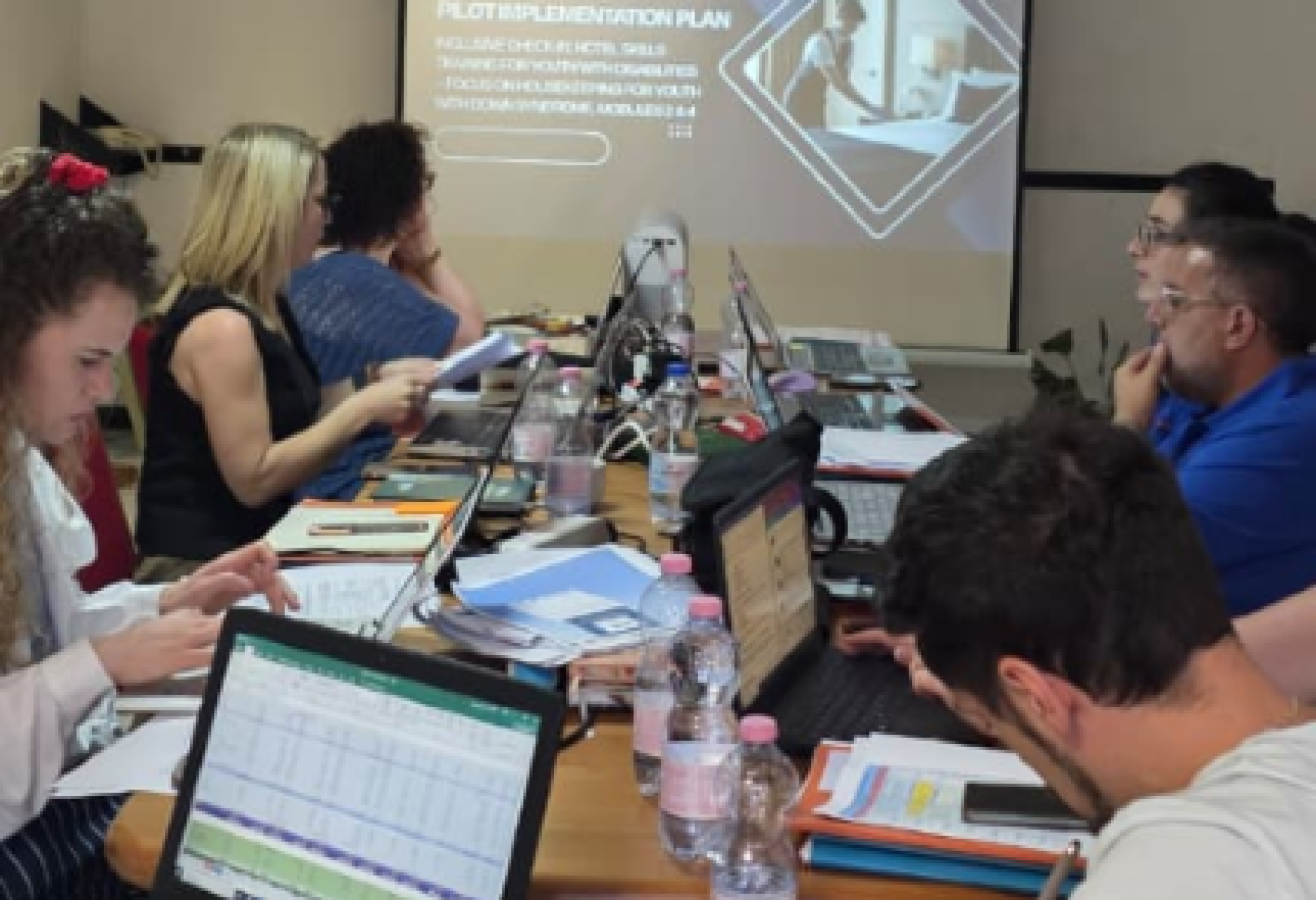 Al lavoro, a Cagliari, per il progetto "Inclusive Check-in"