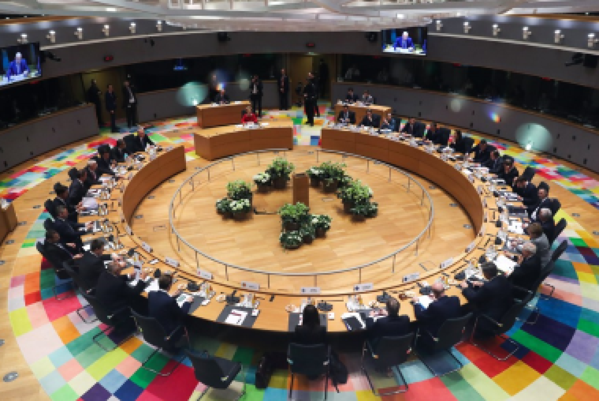 Una riunione del Consiglio dell'Unione Europea
