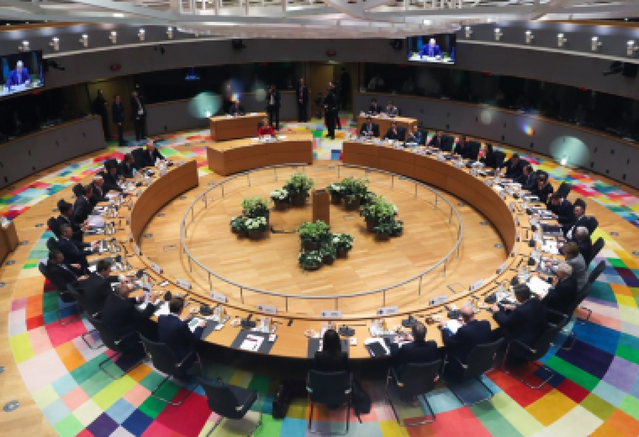 Una riunione del Consiglio dell'Unione Europea