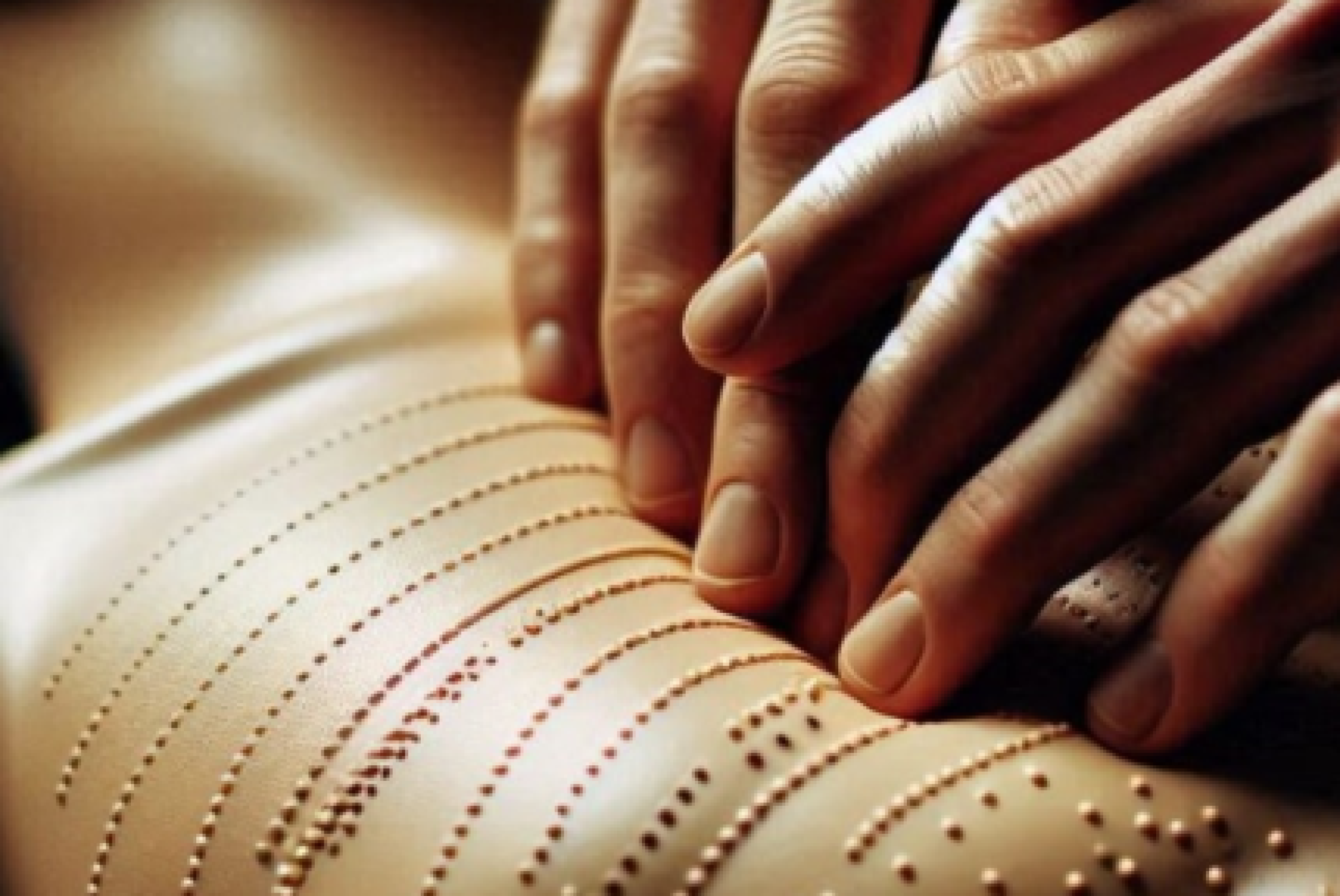 Primo soccorso da parte di una persona con disabilità visiva su un manichino tattile